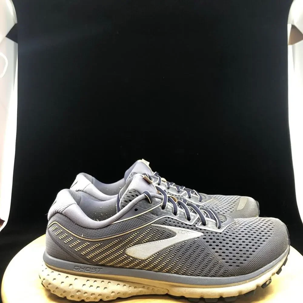 Brooks Womens Ghost 12 1203051B086 Gray Running Shoes Lace Up Low Top Sz 10.5 B - Picture 5 of 10